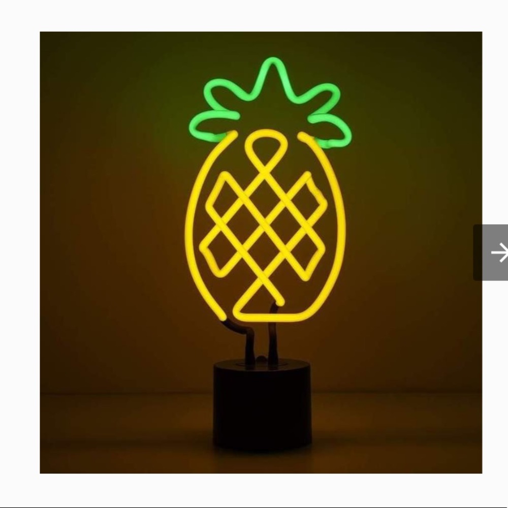 New! AMPED & Co Pineapple Neon Light.